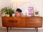 'You' Table Lamp - Blue Stripes