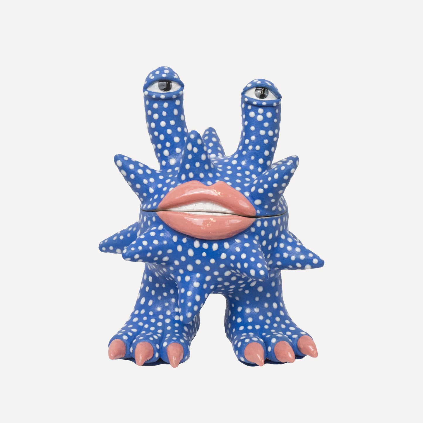 Invader - Blue with White Dots