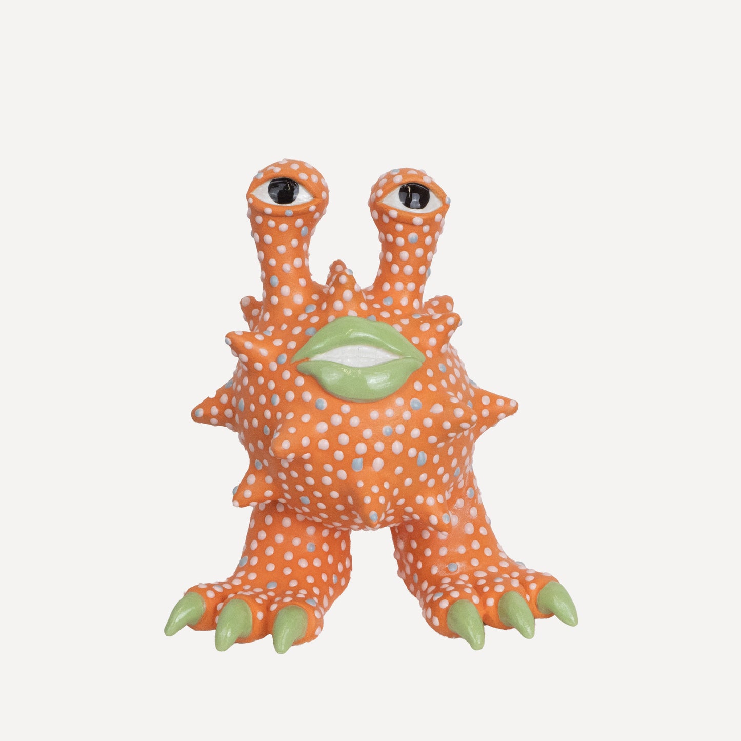 Invader - Orange & Pink Dots