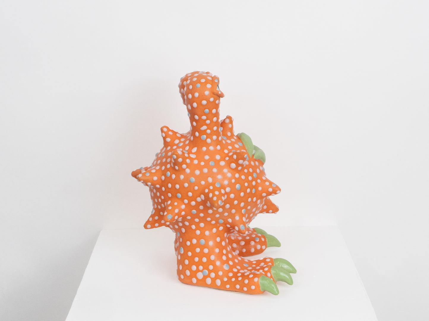 Invader - Orange & Pink Dots