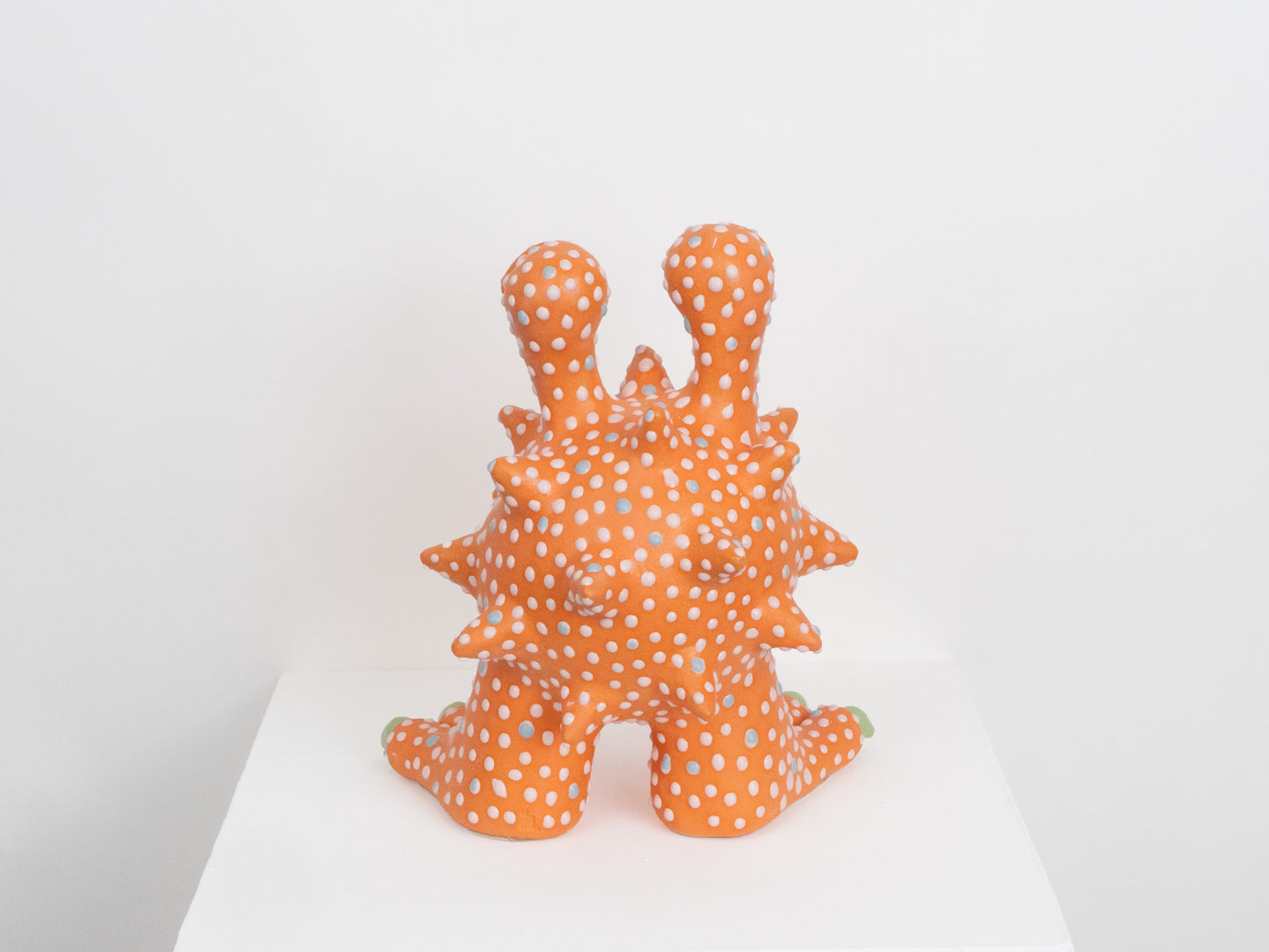 Invader - Orange & Pink Dots