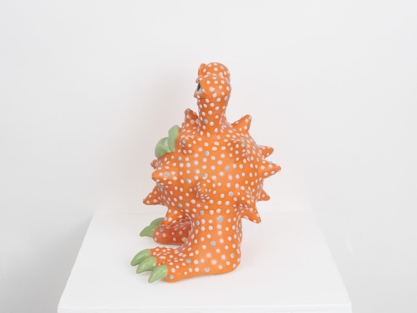 Invader - Orange & Pink Dots