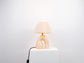 'Opposée' Table Lamp - Satin Cream