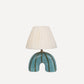 'Me' Table Lamp - Green Stripes