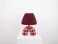 'Me' Table Lamp - Maroon Diamonds