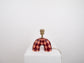 'Me' Table Lamp - Maroon Diamonds