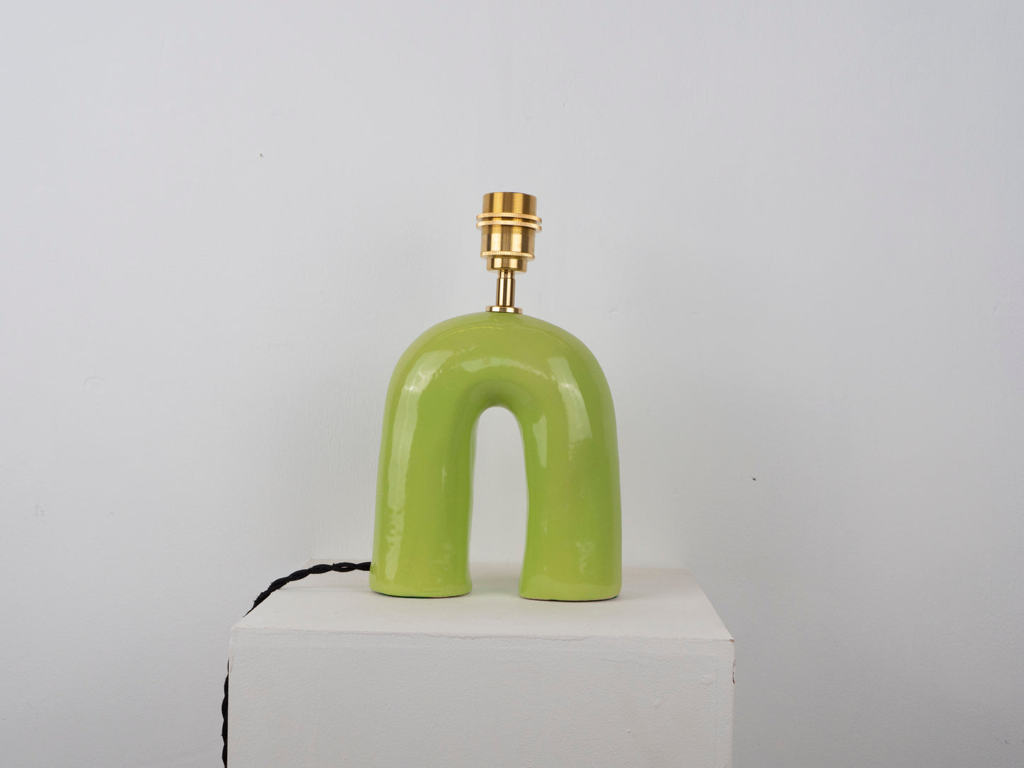 Green wiggle lamp