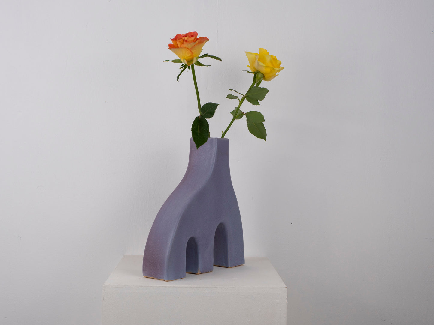 Yomp Vase, Satin Purple