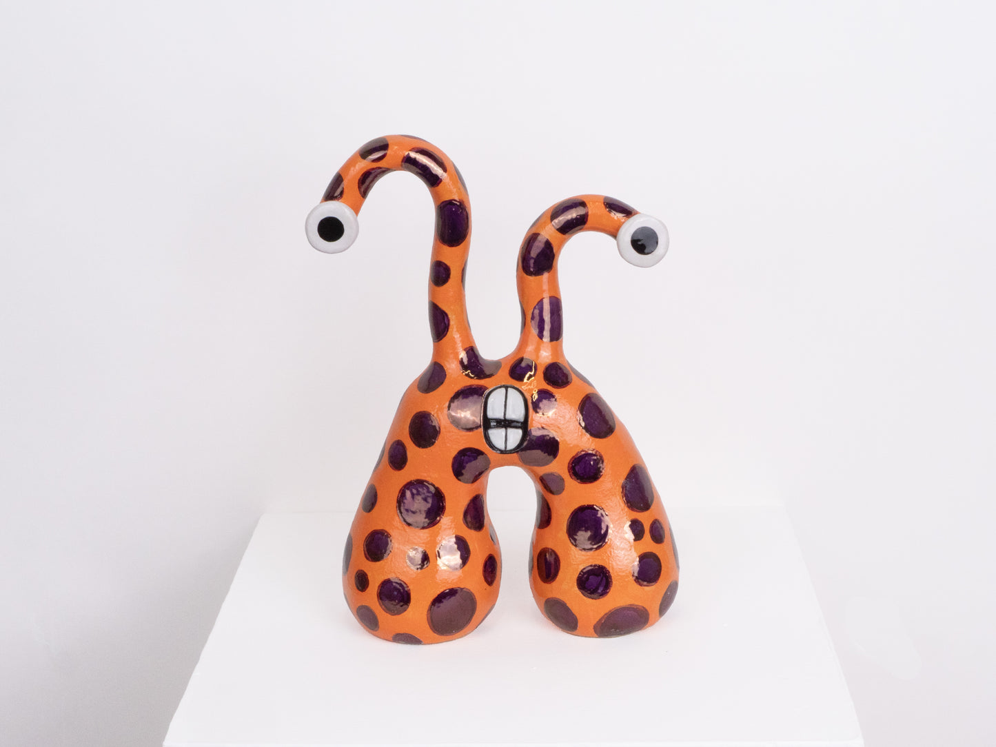 Odele- Orange & Purple Spots