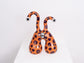 Odele- Orange & Purple Spots