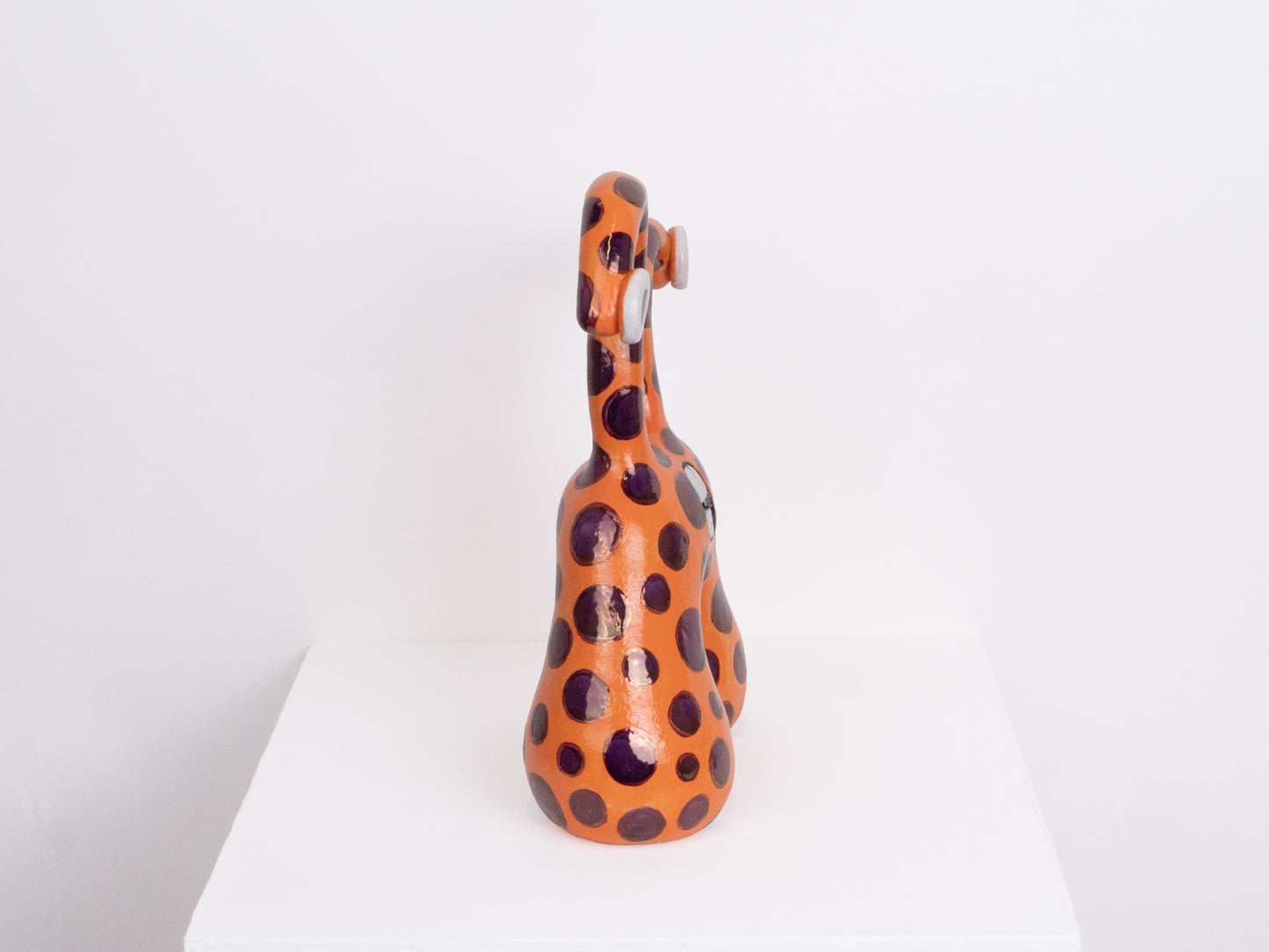 Odele- Orange & Purple Spots