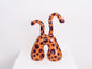 Odele- Orange & Purple Spots