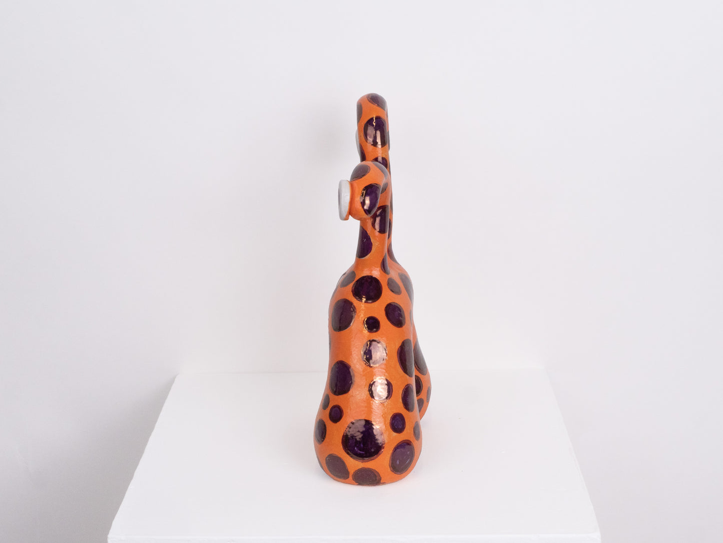 Odele- Orange & Purple Spots