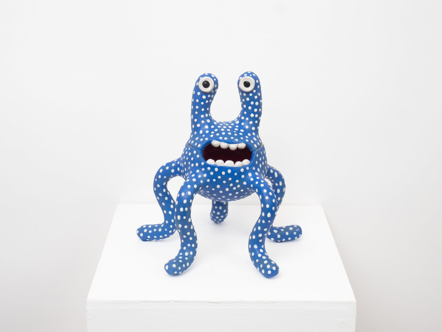 Odie - Blue with White Dots