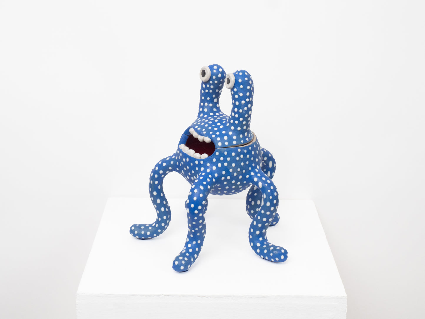 Odie - Blue with White Dots