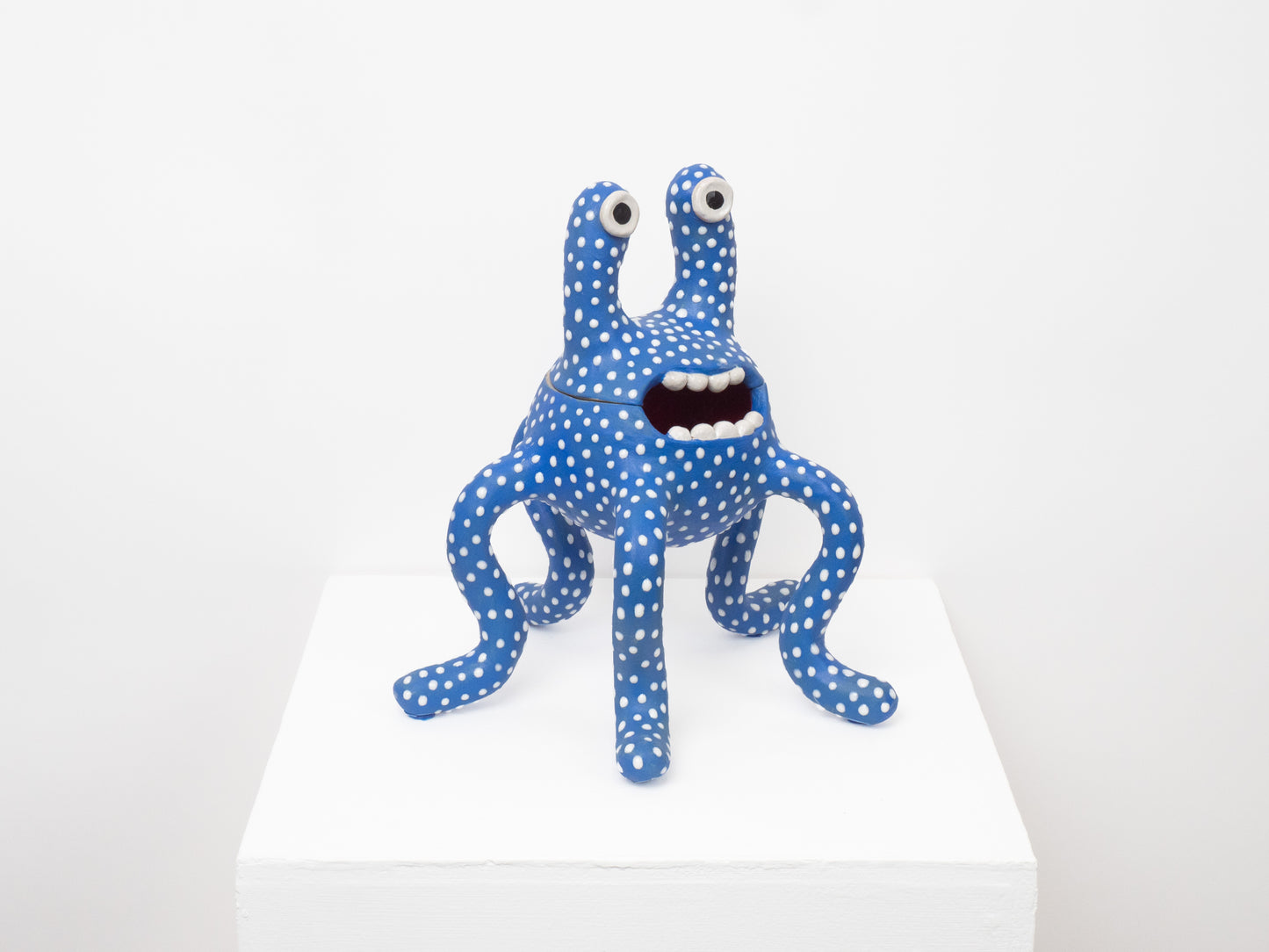 Odie - Blue with White Dots