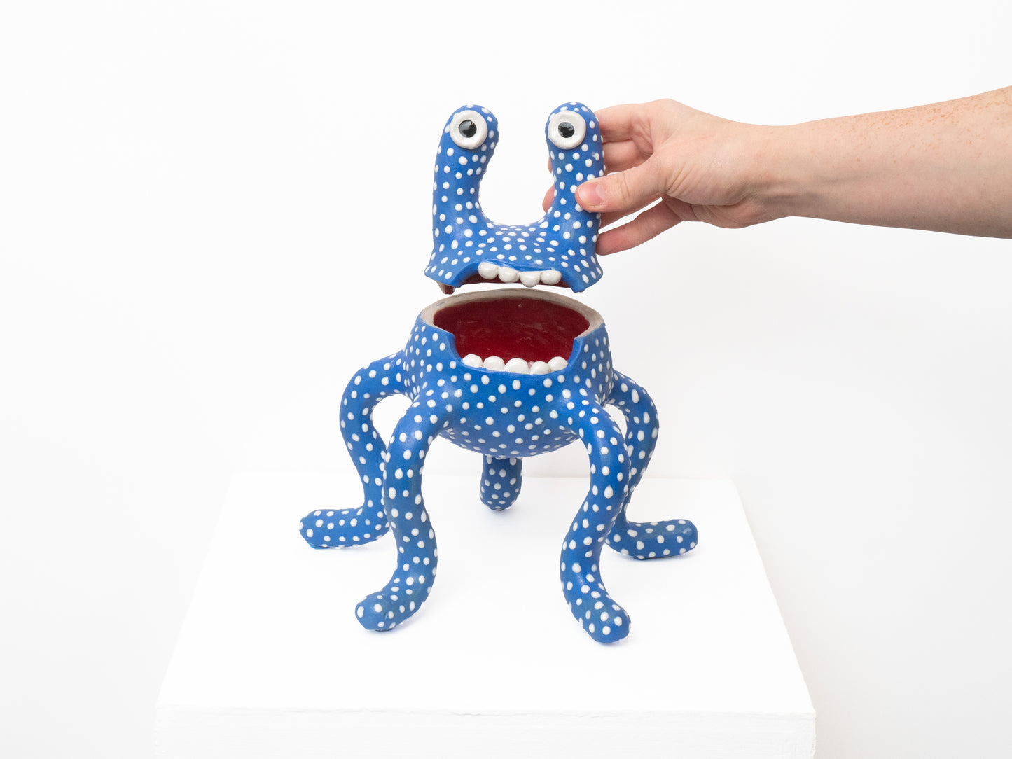 Odie - Blue with White Dots