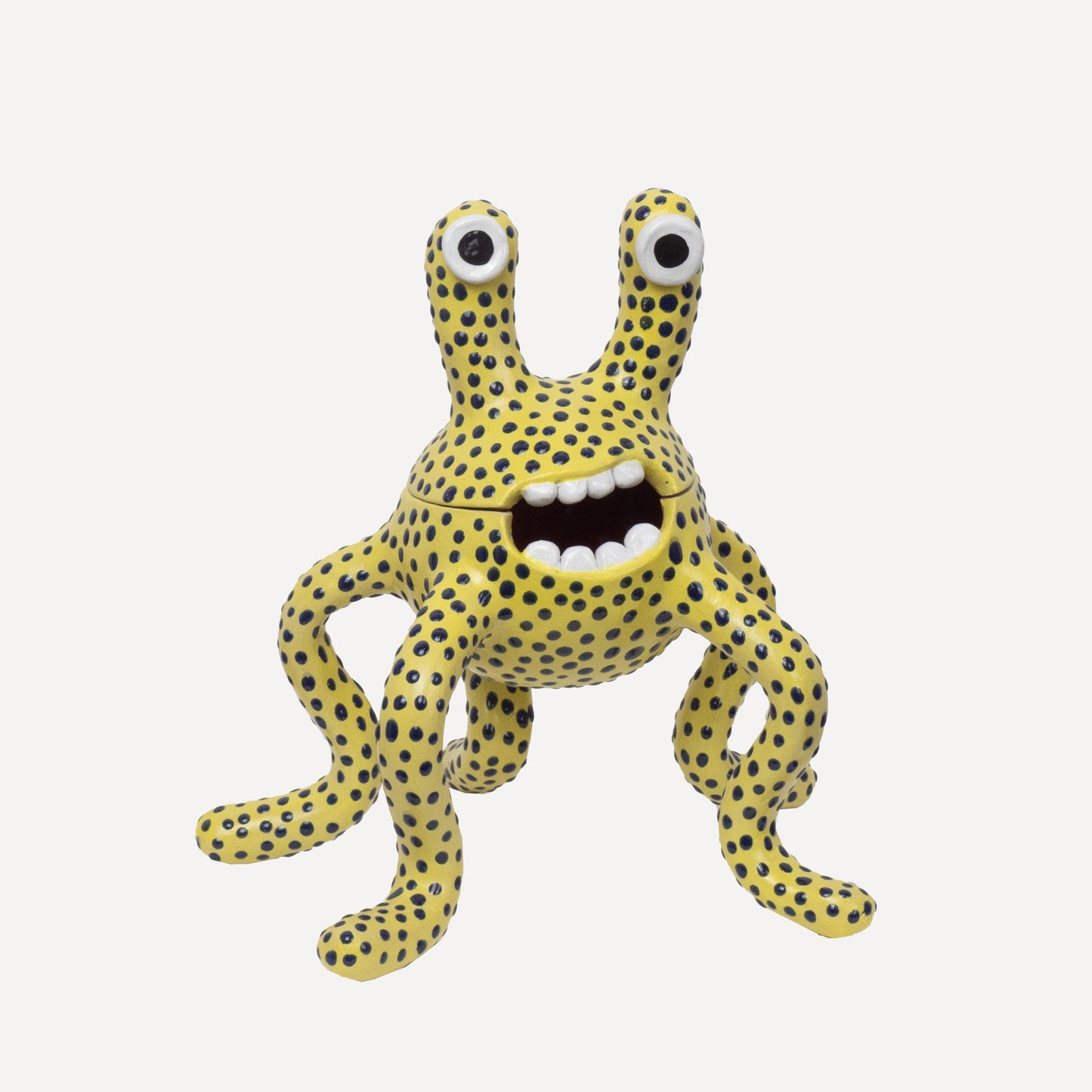 Odie - Yellow with Blue Dots