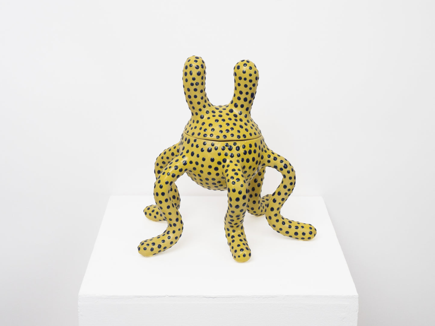 Odie - Yellow with Blue Dots