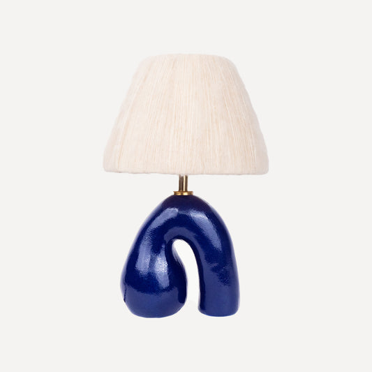 'Opposée' Table Lamp - Glossy Blue