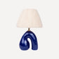 'Opposée' Table Lamp - Glossy Blue