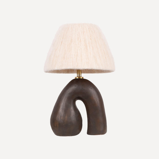 'Opposée' Table Lamp - Satin Brown