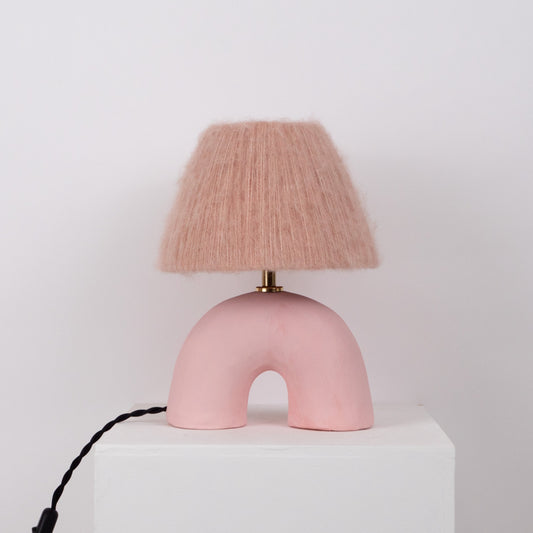 'Me' Table Lamp - Peach Matte