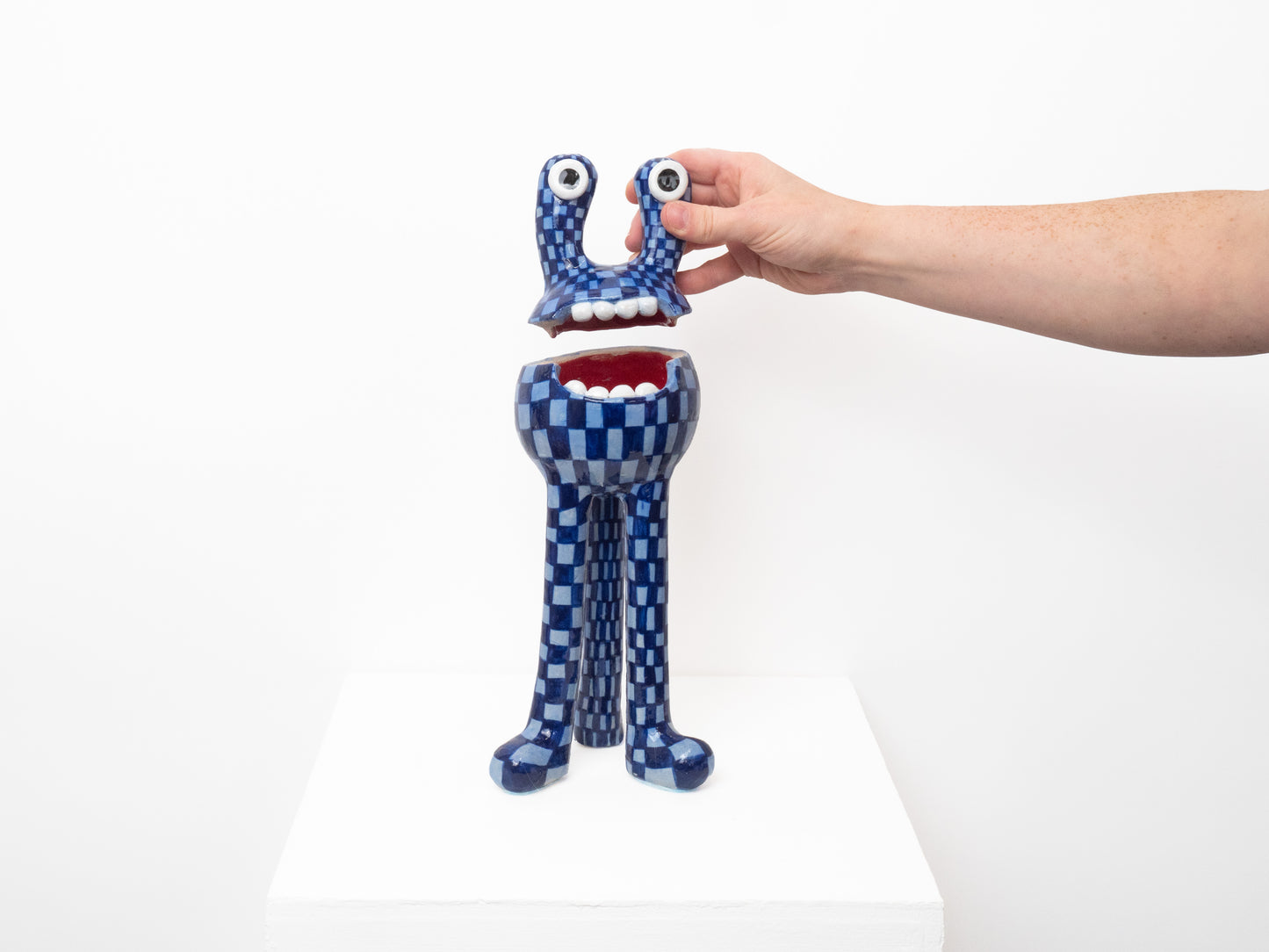 Remy - Blue Check Pattern