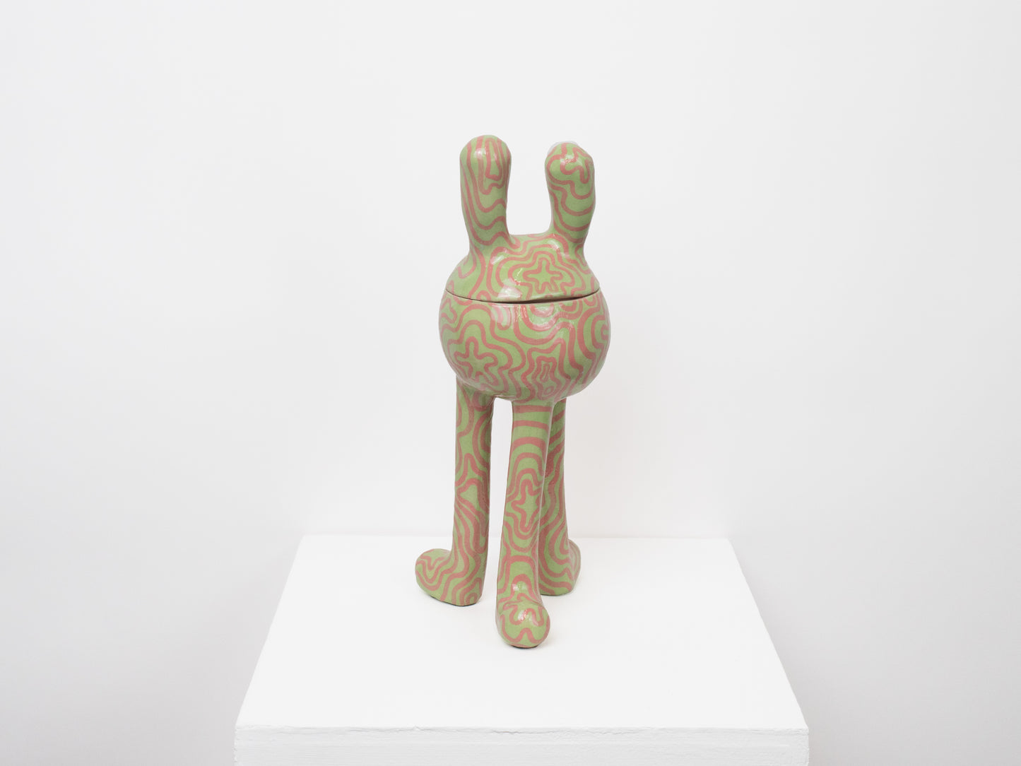 Remy - Green & Pink Swirl