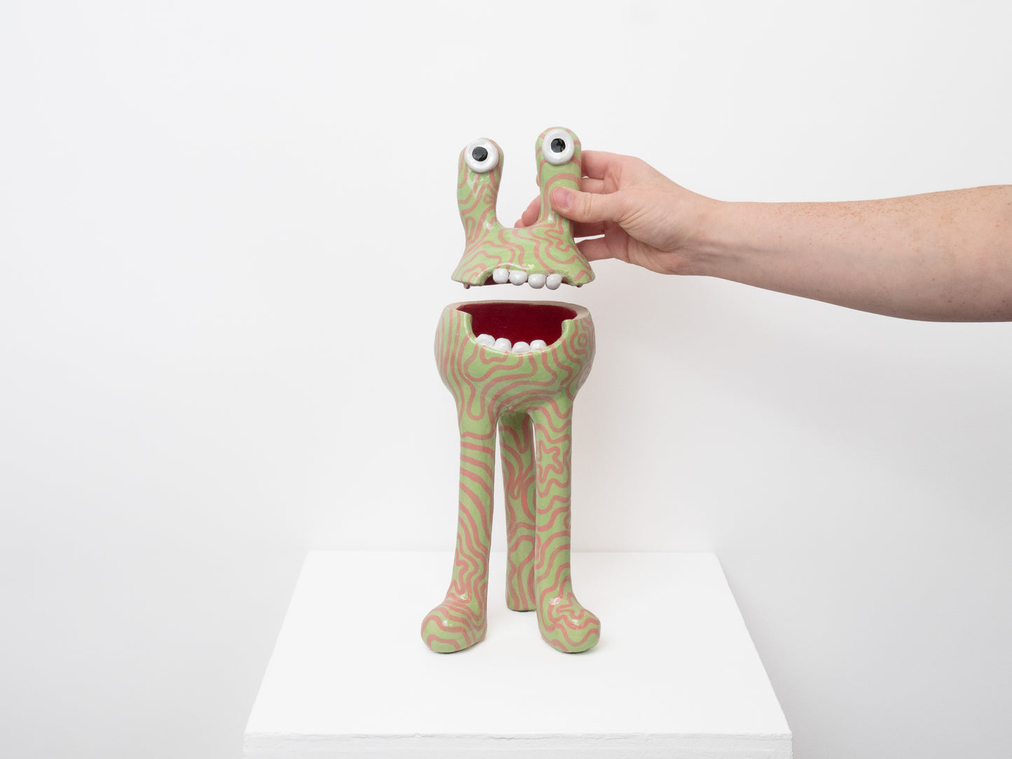 Remy - Green & Pink Swirl