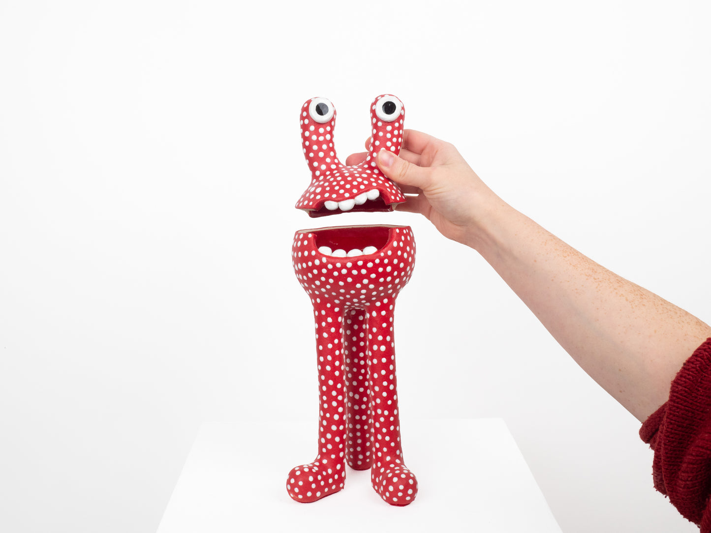 Remy - Red with White Dots