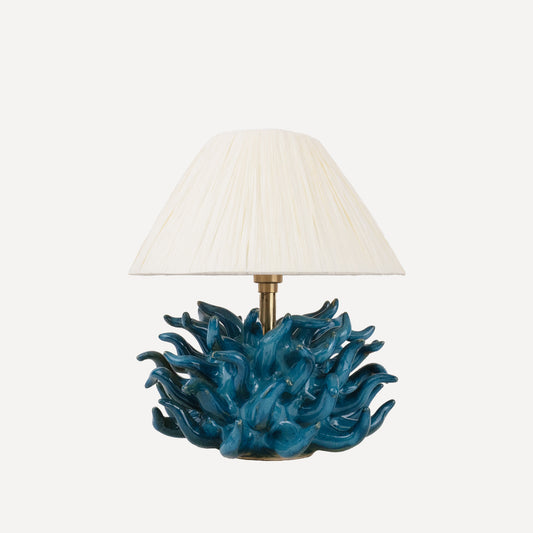 Short 'Saltare' Table Lamp - Sea Green