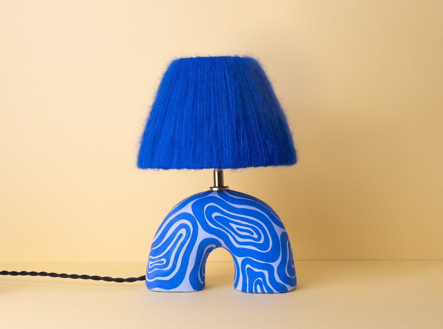 'Me' Table Lamp - Two Tone Blue