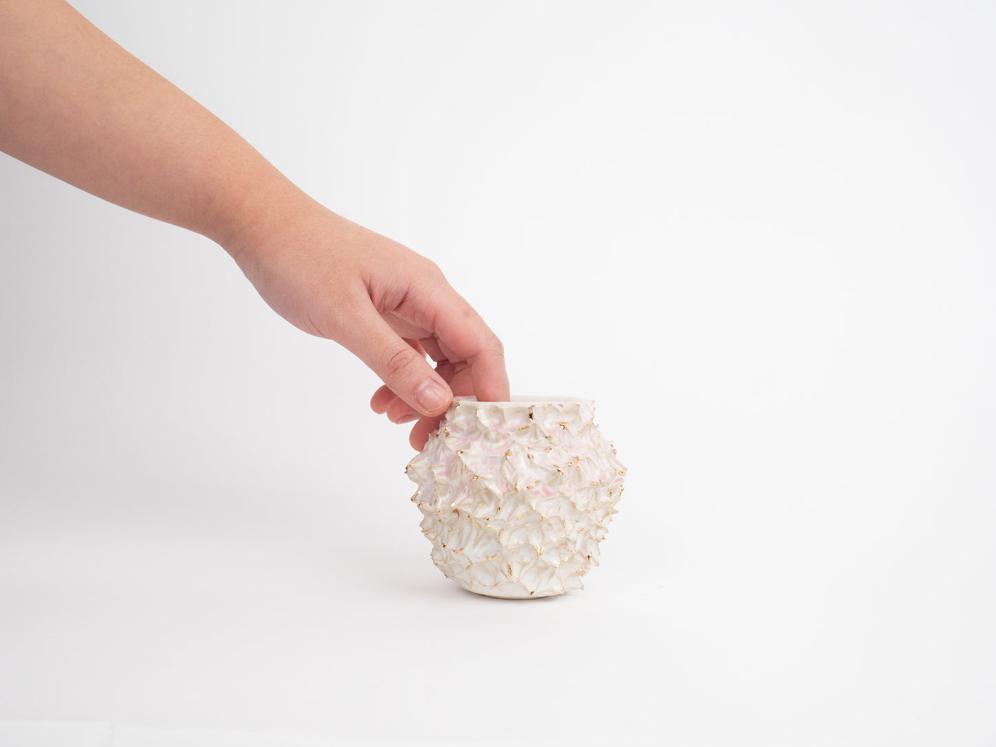 Spikey Vase - Blush