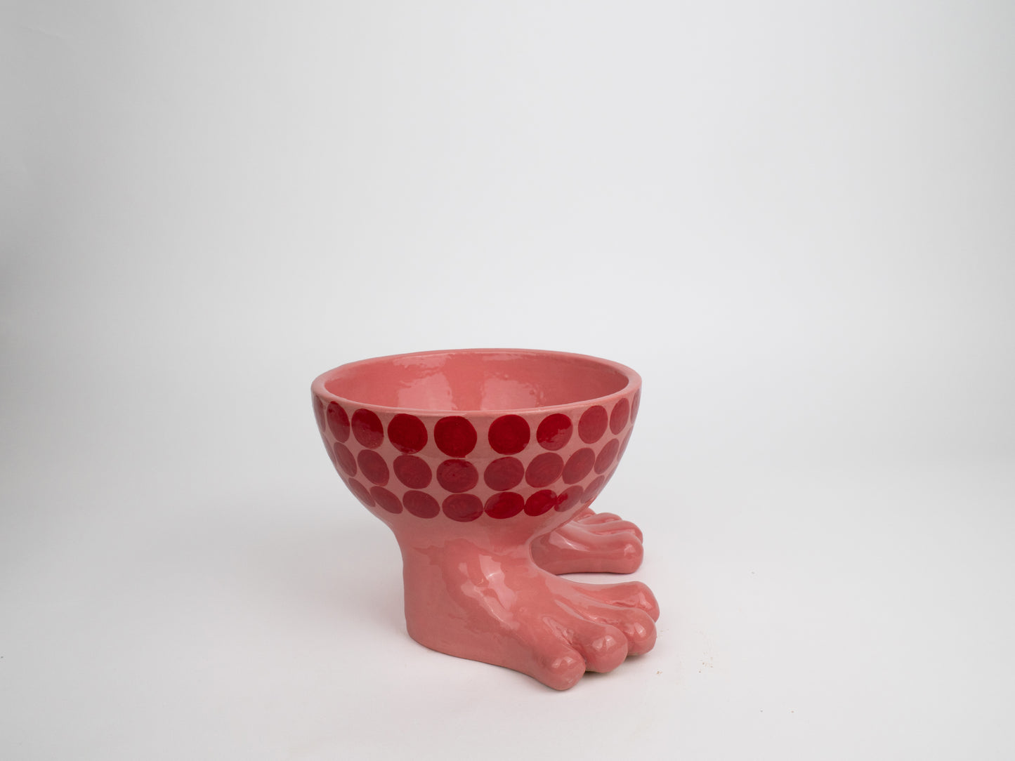 Tootsie Bowl - Pink Spots