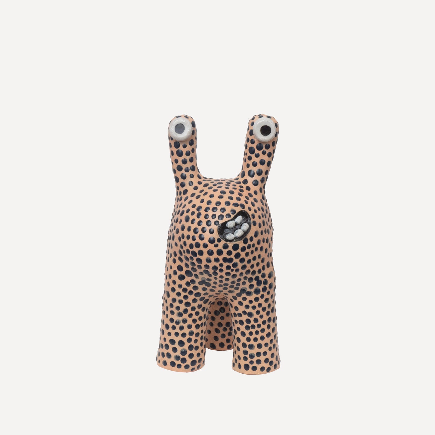 Tully - Orange with Blue Dots