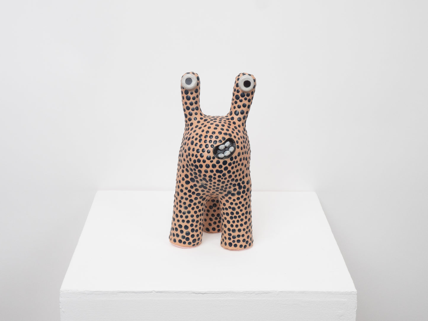 Tully - Orange with Blue Dots