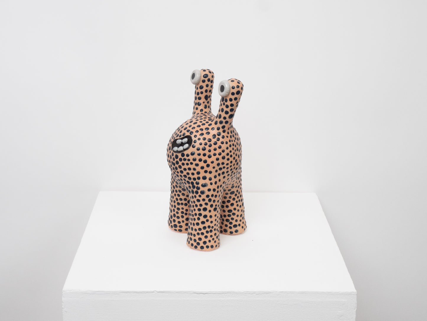 Tully - Orange with Blue Dots