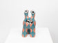 Tully- Pink & Turquoise Diamond