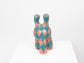 Tully- Pink & Turquoise Diamond