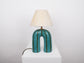 'You' Table Lamp - Green Stripes