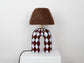 'You' Table Lamp - Brown and Blue