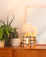 'You' Table Lamp - Green Gingham