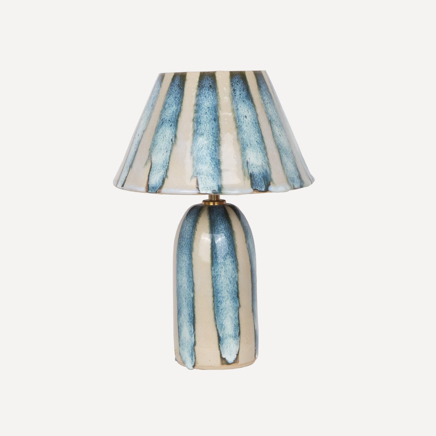 'Stripes' Table Lamp - Frosty