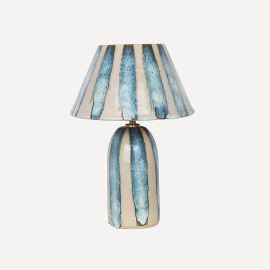 'Stripes' Table Lamp - Frosty