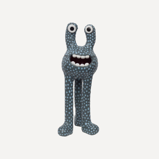 Remy - Turquoise with Blue Dots