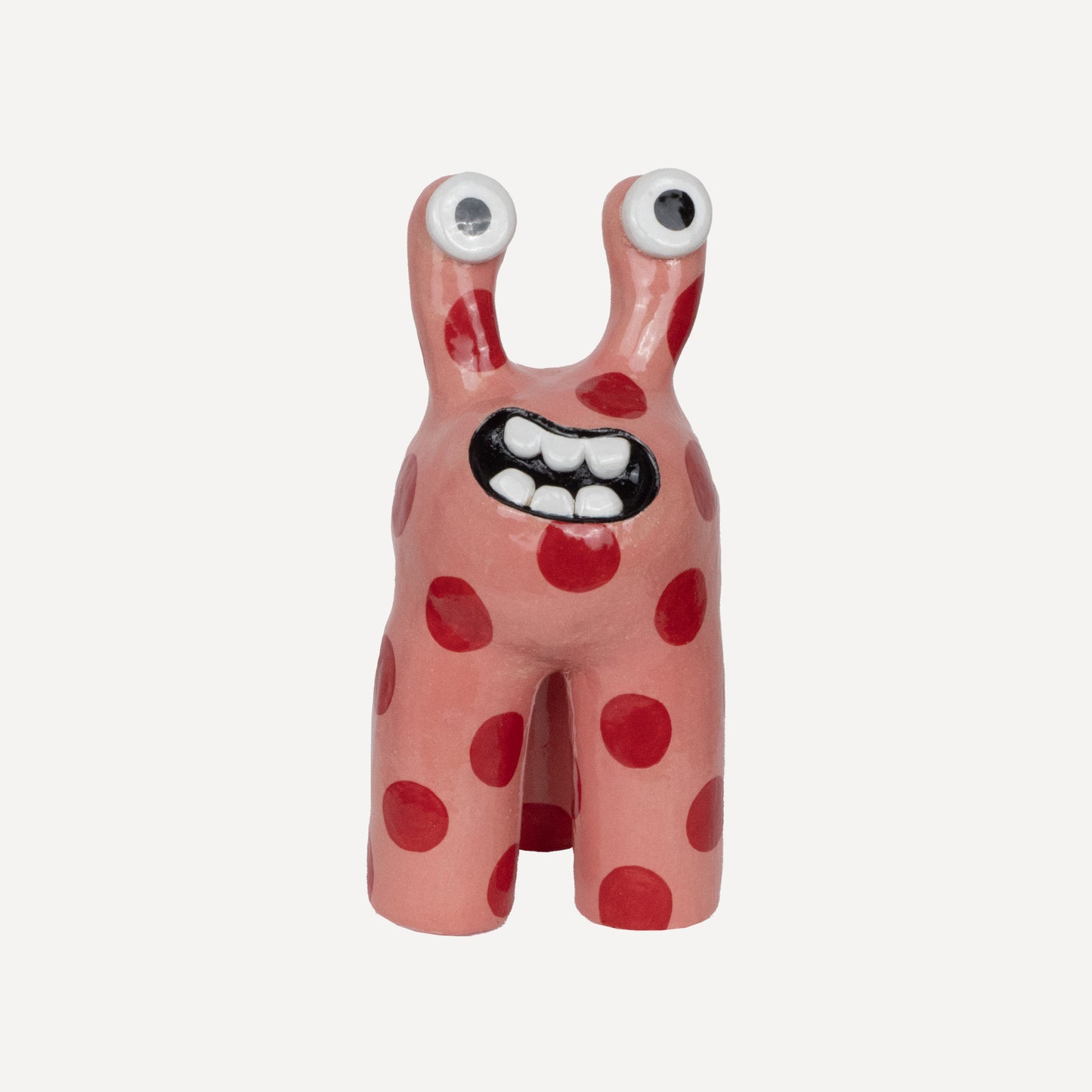 Tully- Pink and Red Polkadot