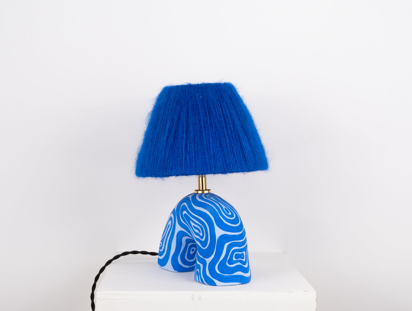 'Me' Table Lamp - Two Tone Blue