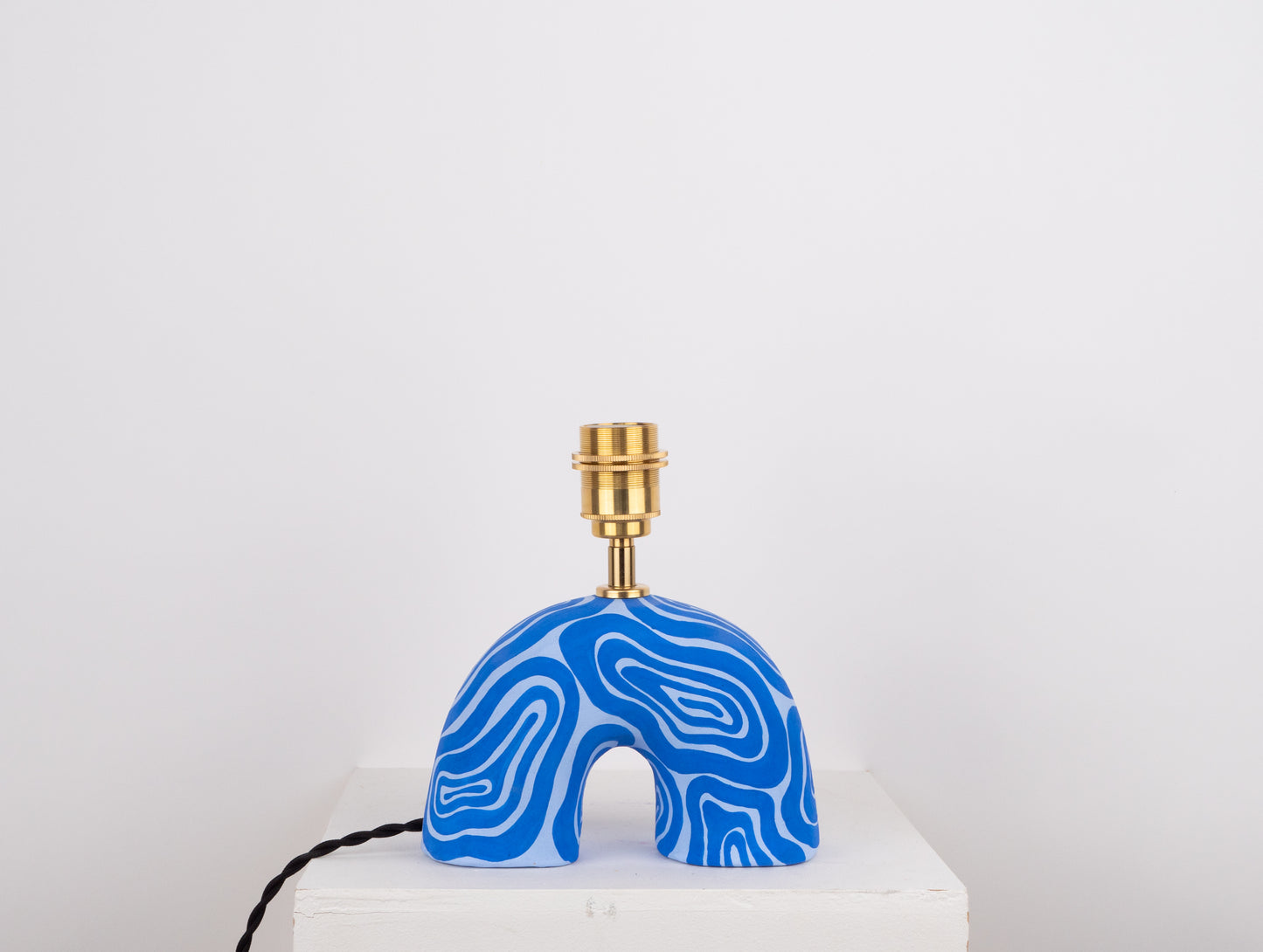 'Me' Table Lamp - Two Tone Blue