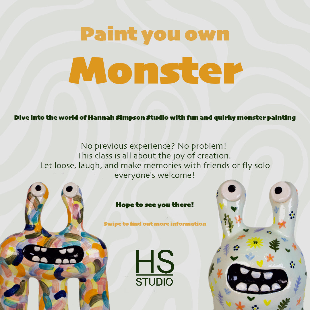 Paint Your Own Monster! 27/03/2024